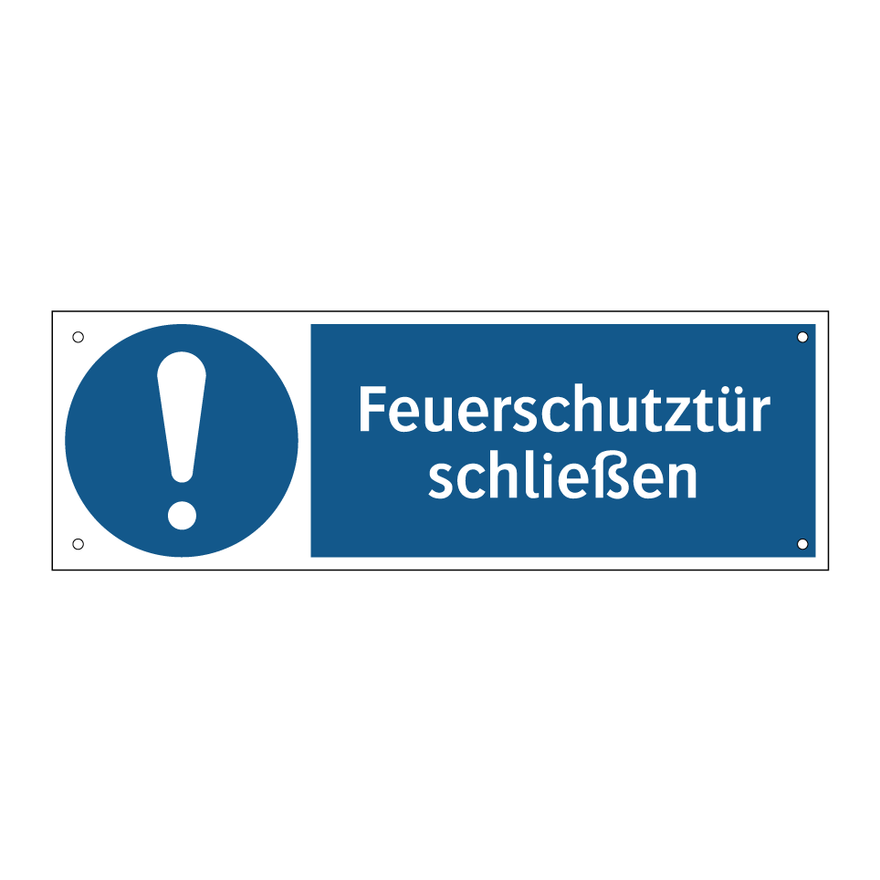 Feuerschutztür schließen