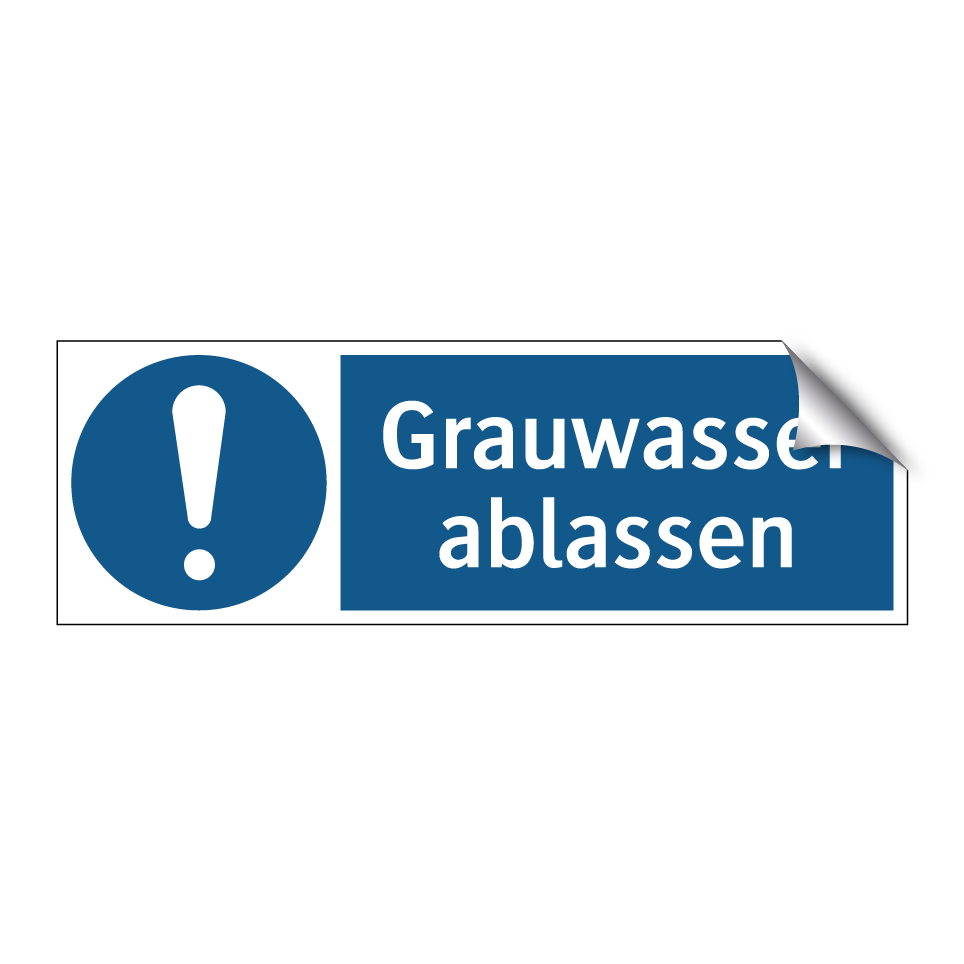 Grauwasser ablassen