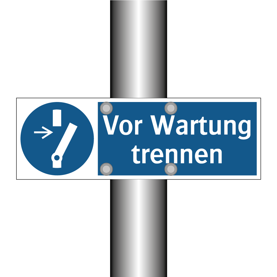 Vor Wartung trennen
