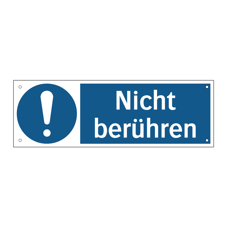 Nicht berühren