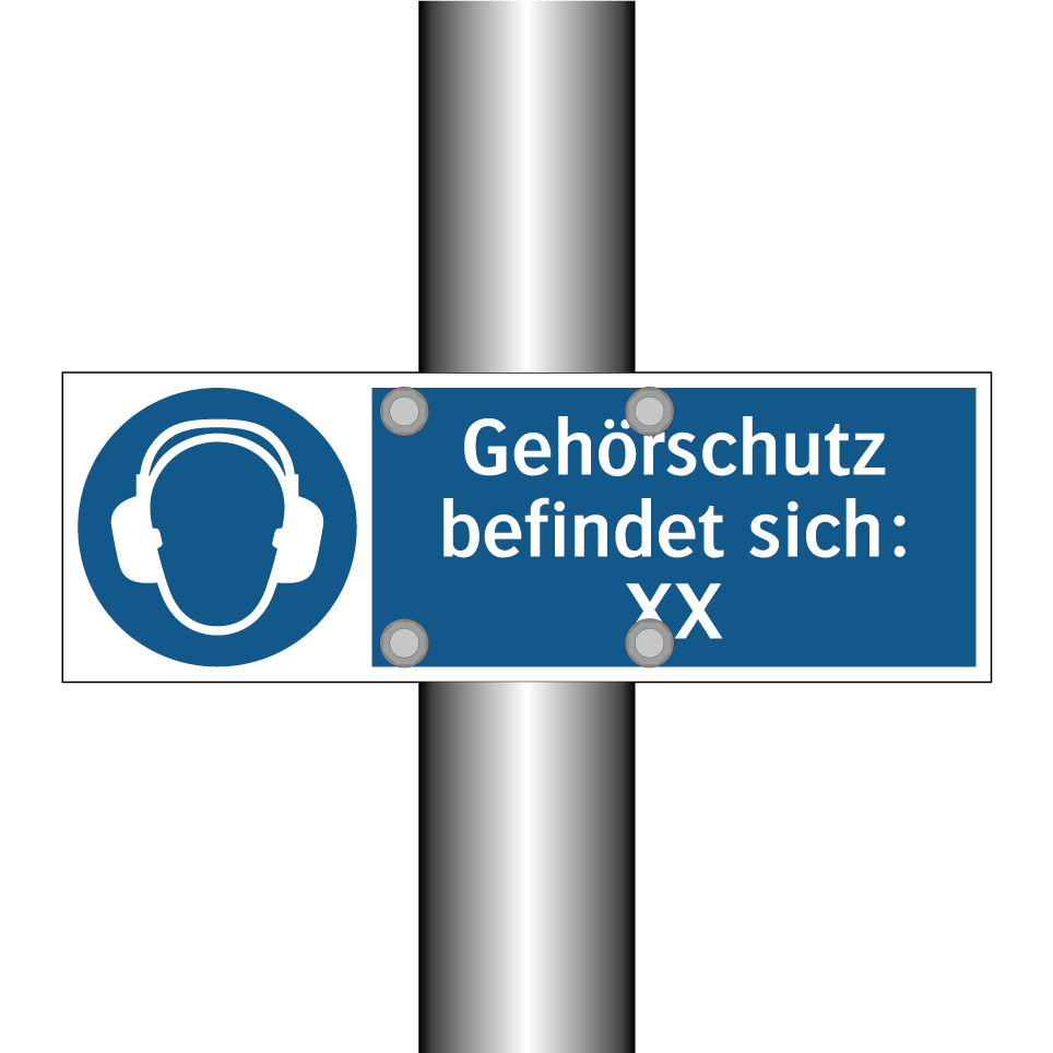 Gehörschutz befindet sich: XX