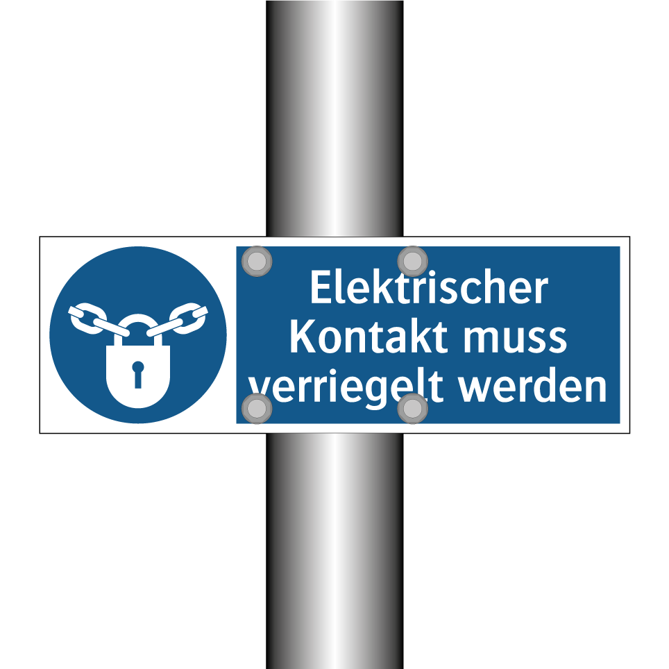 Elektrischer Kontakt muss verriegelt werden