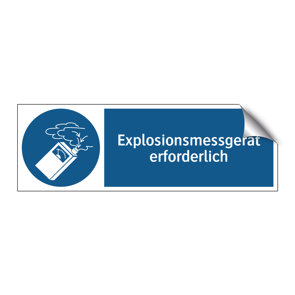 Explosionsmessgerät erforderlich