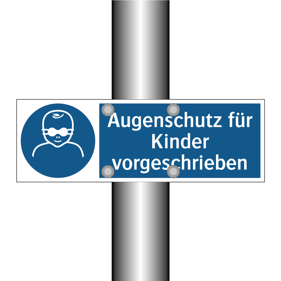 Augenschutz für Kinder vorgeschrieben