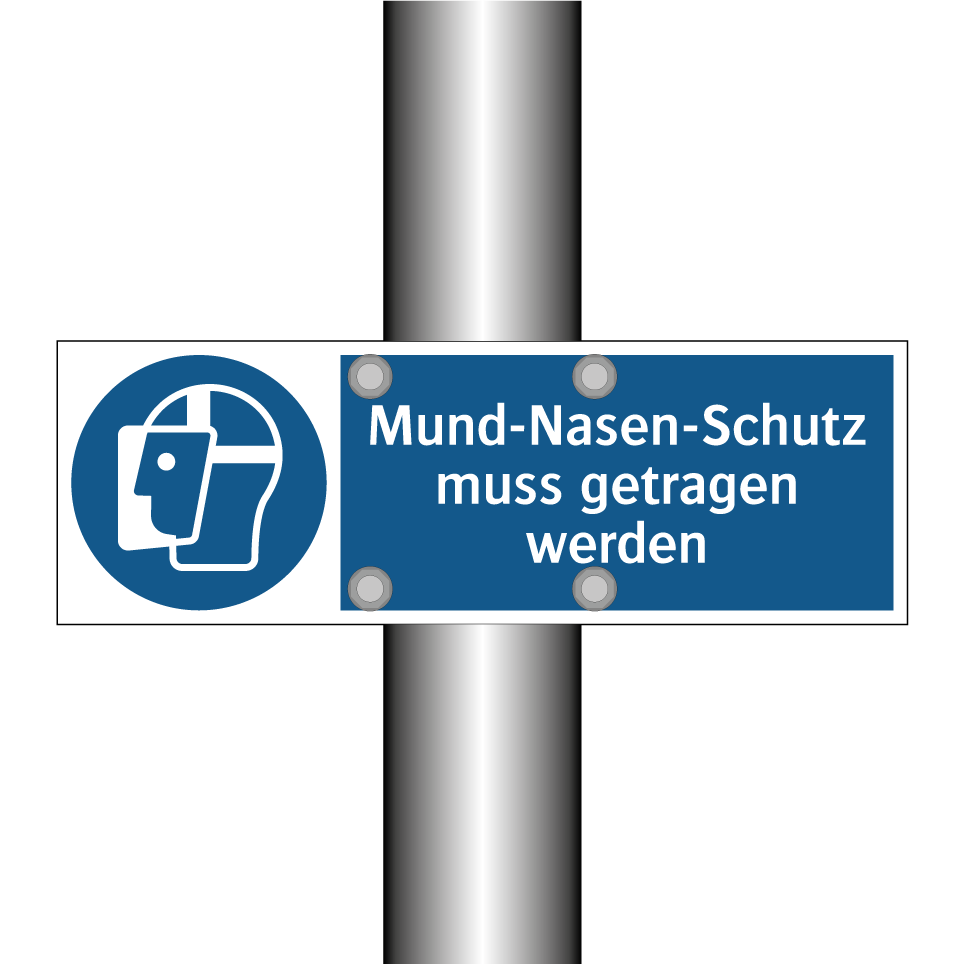 Mund-Nasen-Schutz muss getragen werden
