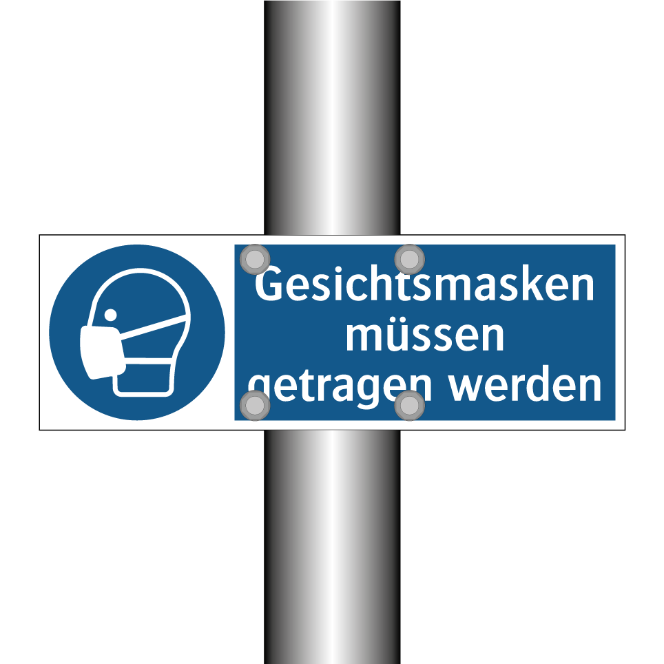 Gesichtsmasken müssen getragen werden