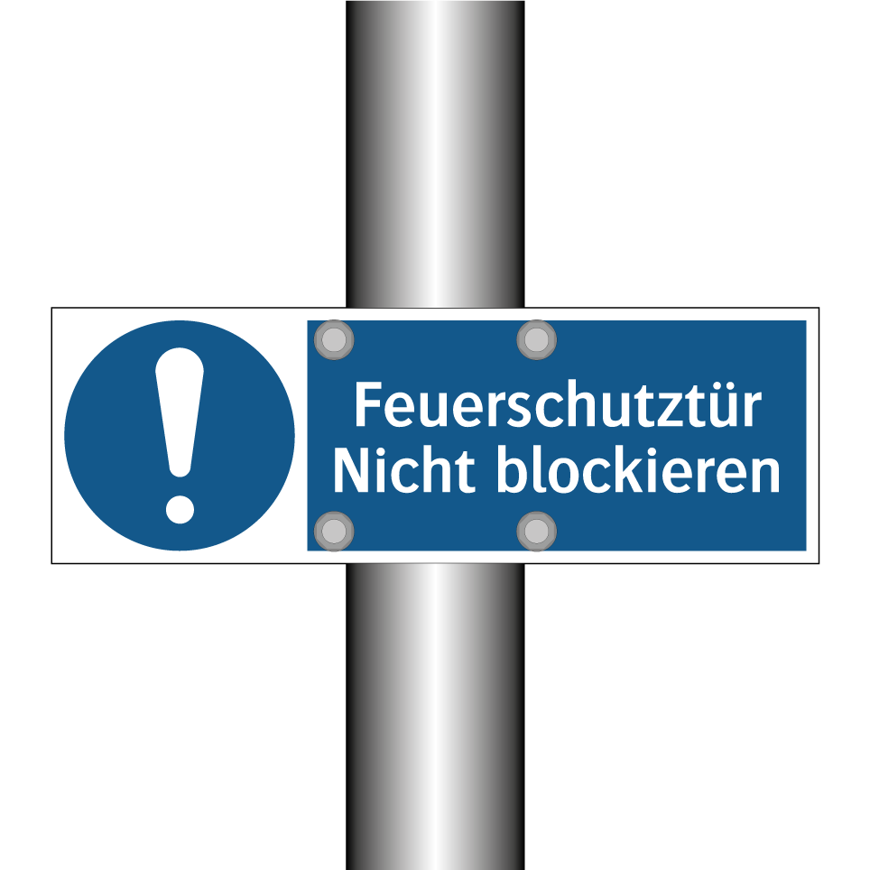 Feuerschutztür Nicht blockieren