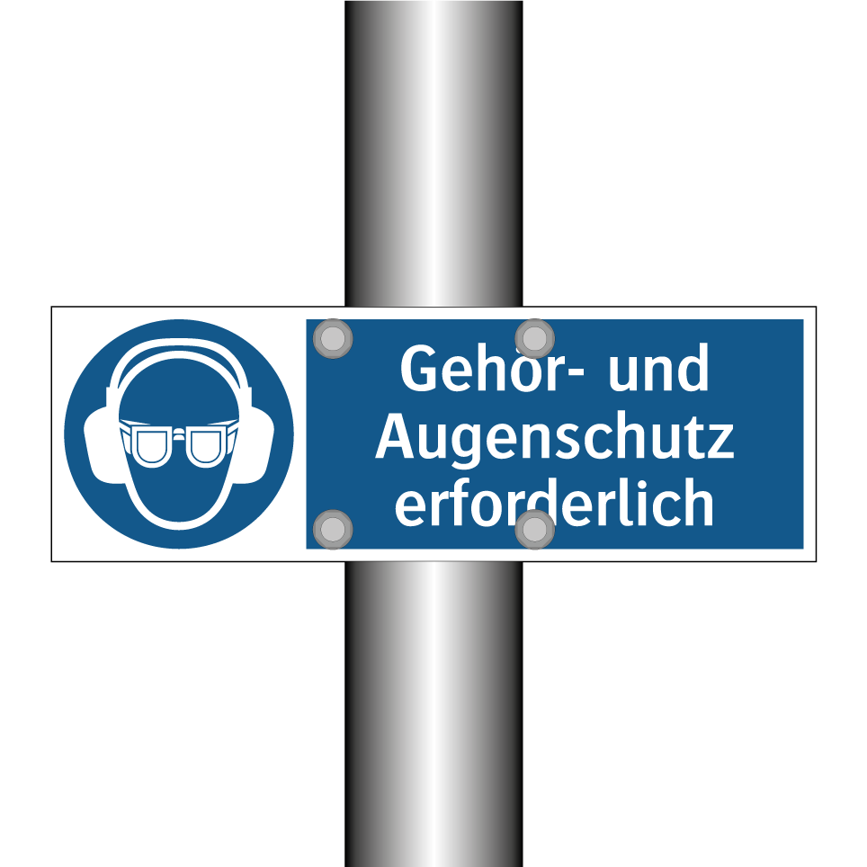 Gehör- und Augenschutz erforderlich