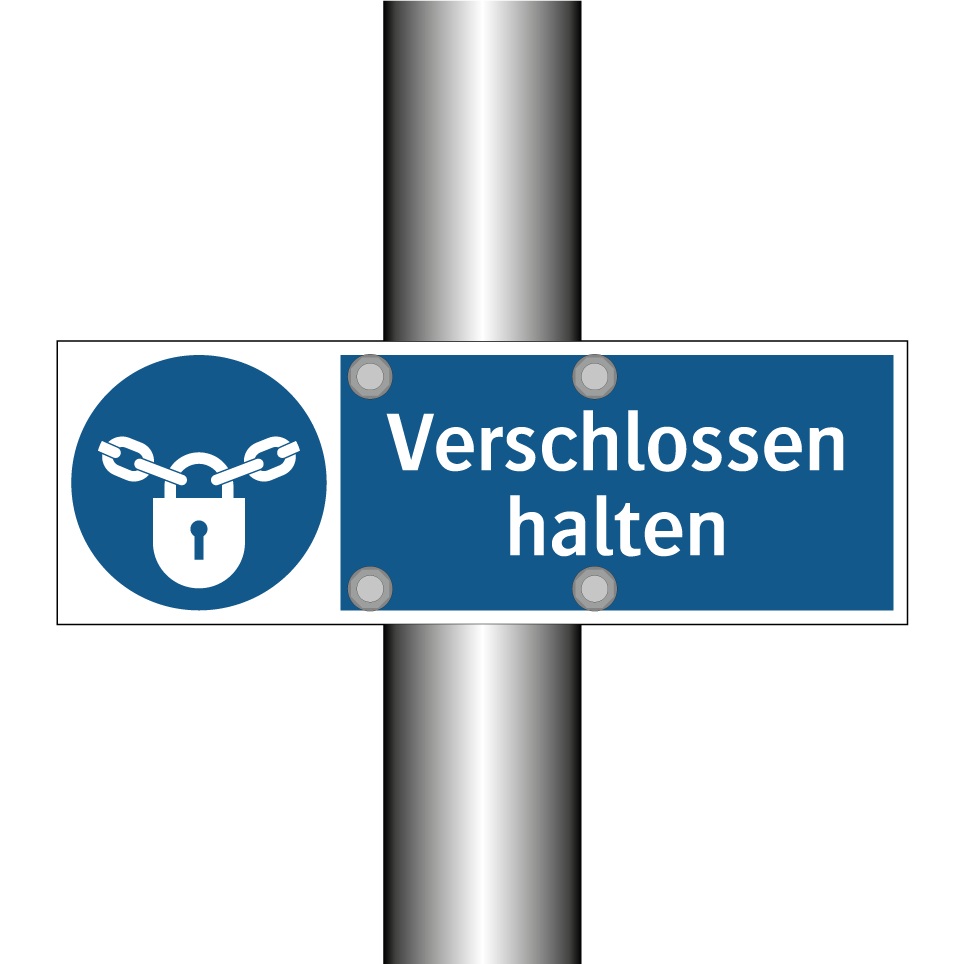 Verschlossen halten