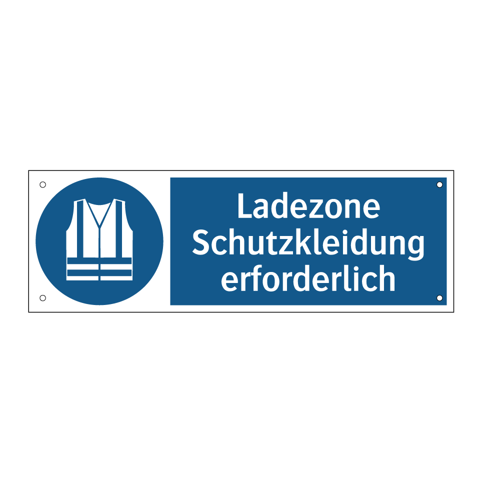 Ladezone Schutzkleidung erforderlich