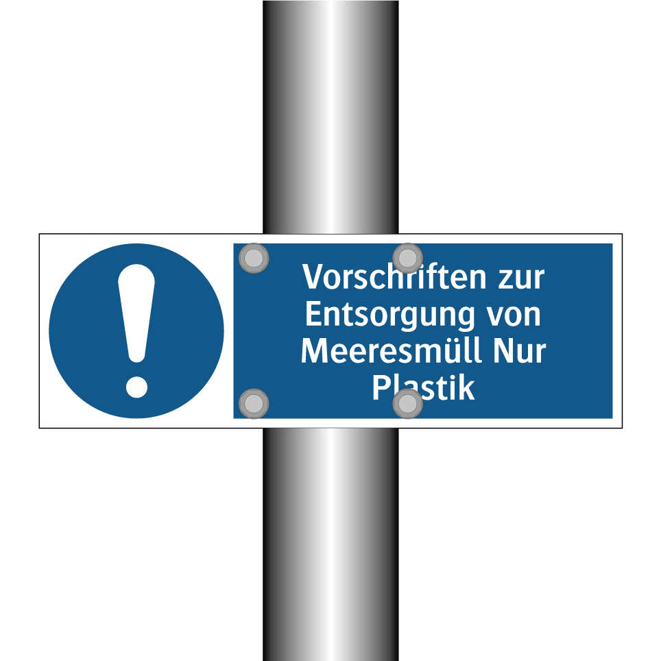 Vorschriften zur Entsorgung von Meeresmüll Nur Plastik