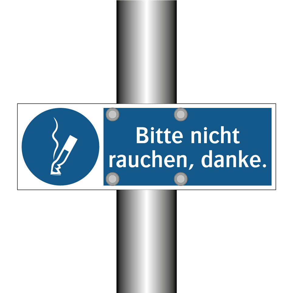 Bitte nicht rauchen, danke.