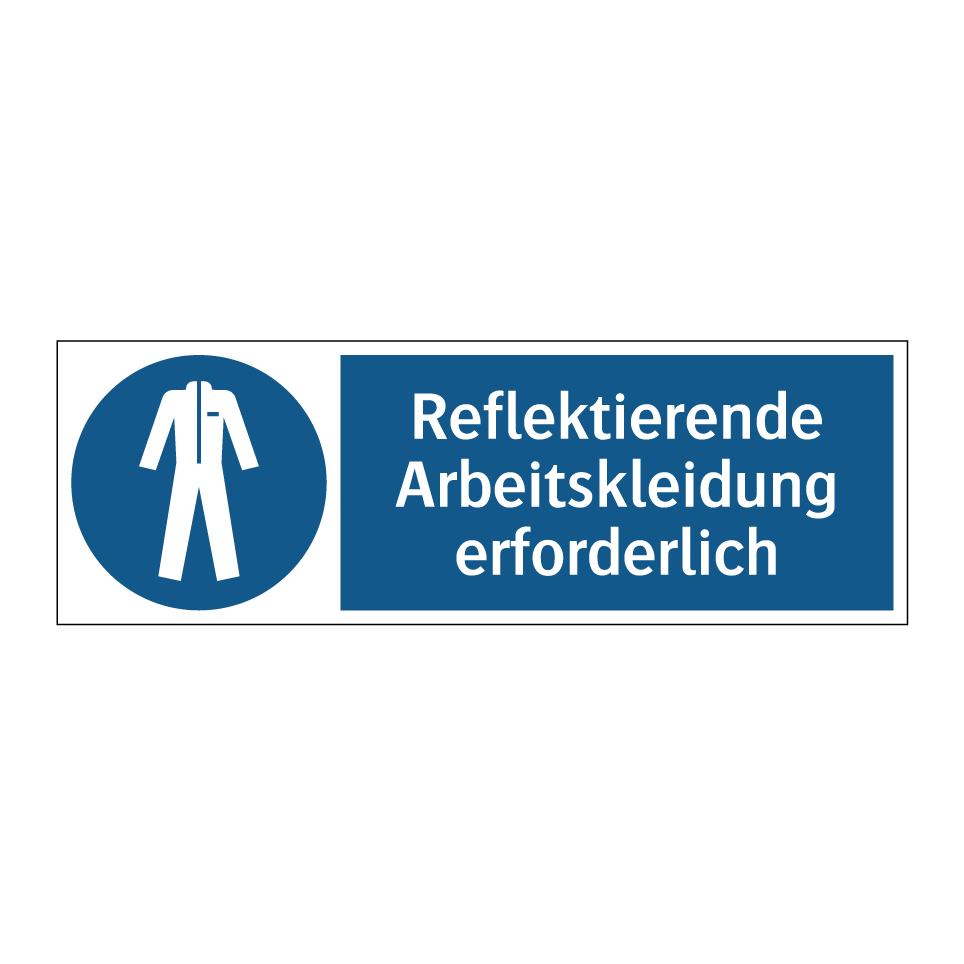 Reflektierende Arbeitskleidung erforderlich