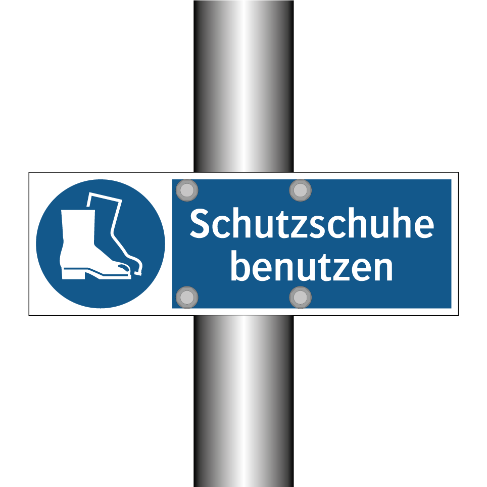 Schutzschuhe benutzen