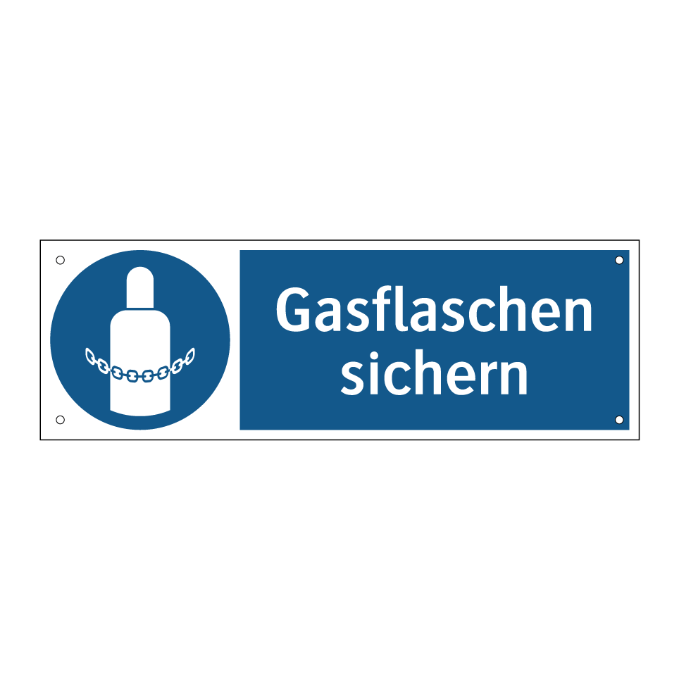 Gasflaschen sichern