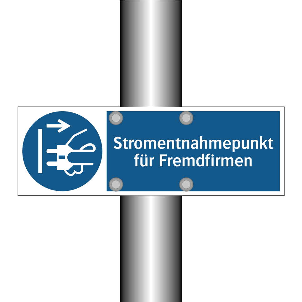 Stromentnahmepunkt für Fremdfirmen