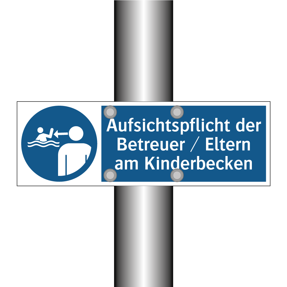 Aufsichtspflicht der Betreuer / Eltern am Kinderbecken