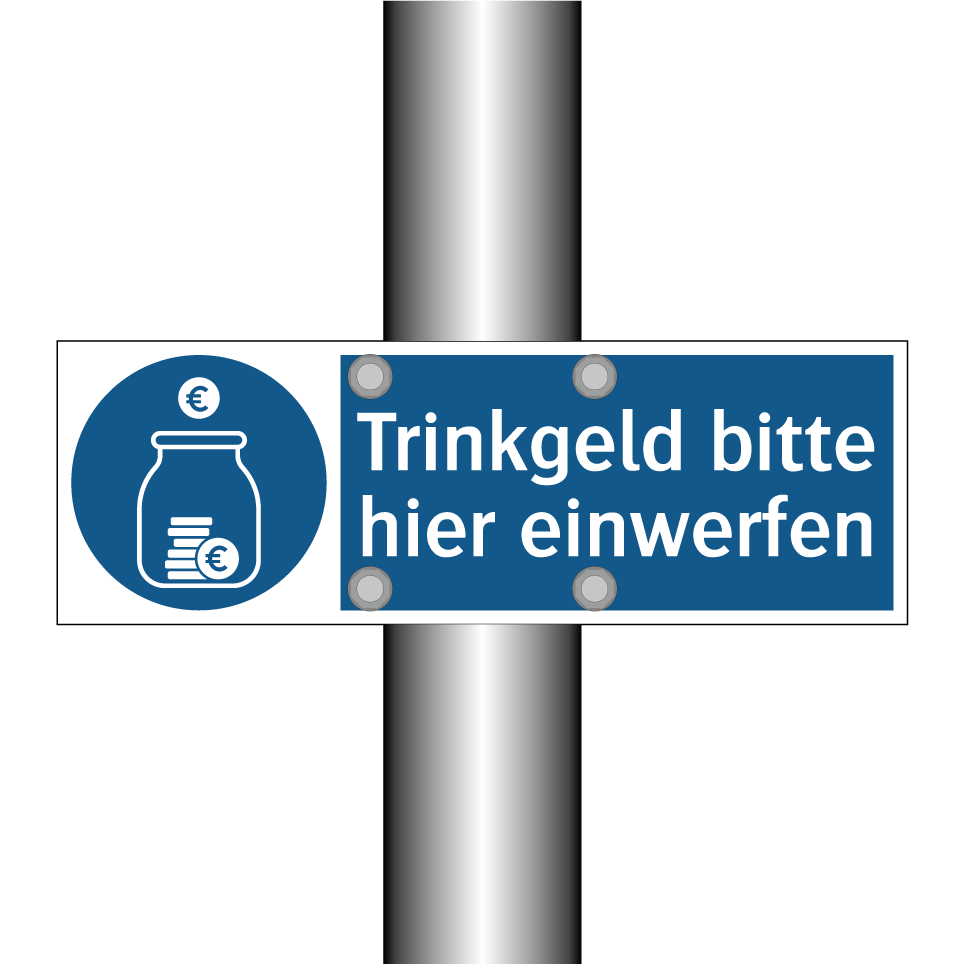 Trinkgeld bitte hier einwerfen