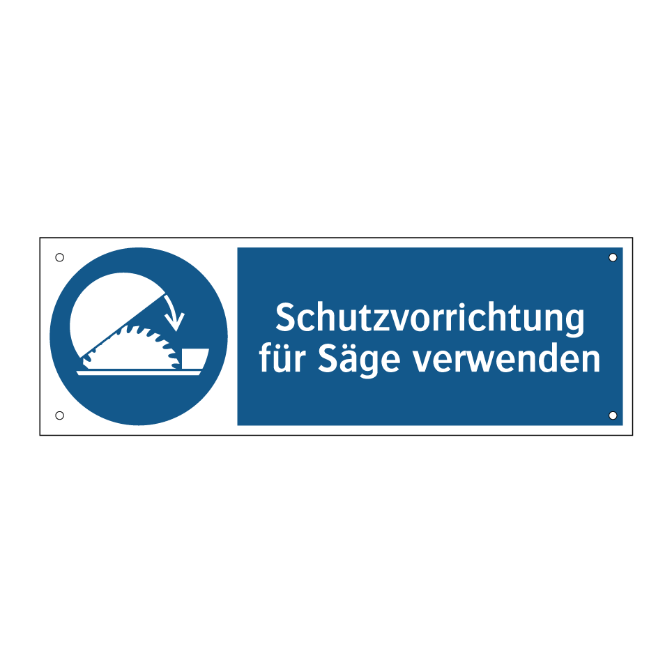 Schutzvorrichtung für Säge verwenden