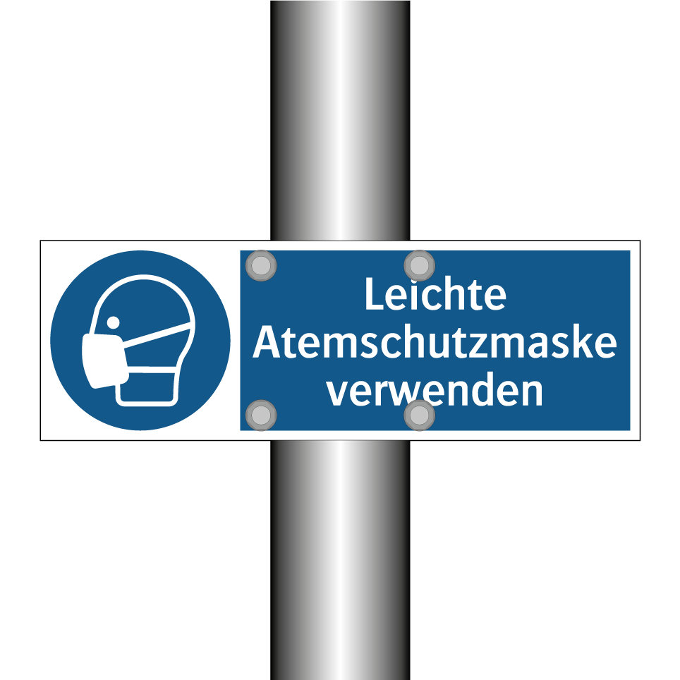 Leichte Atemschutzmaske verwenden