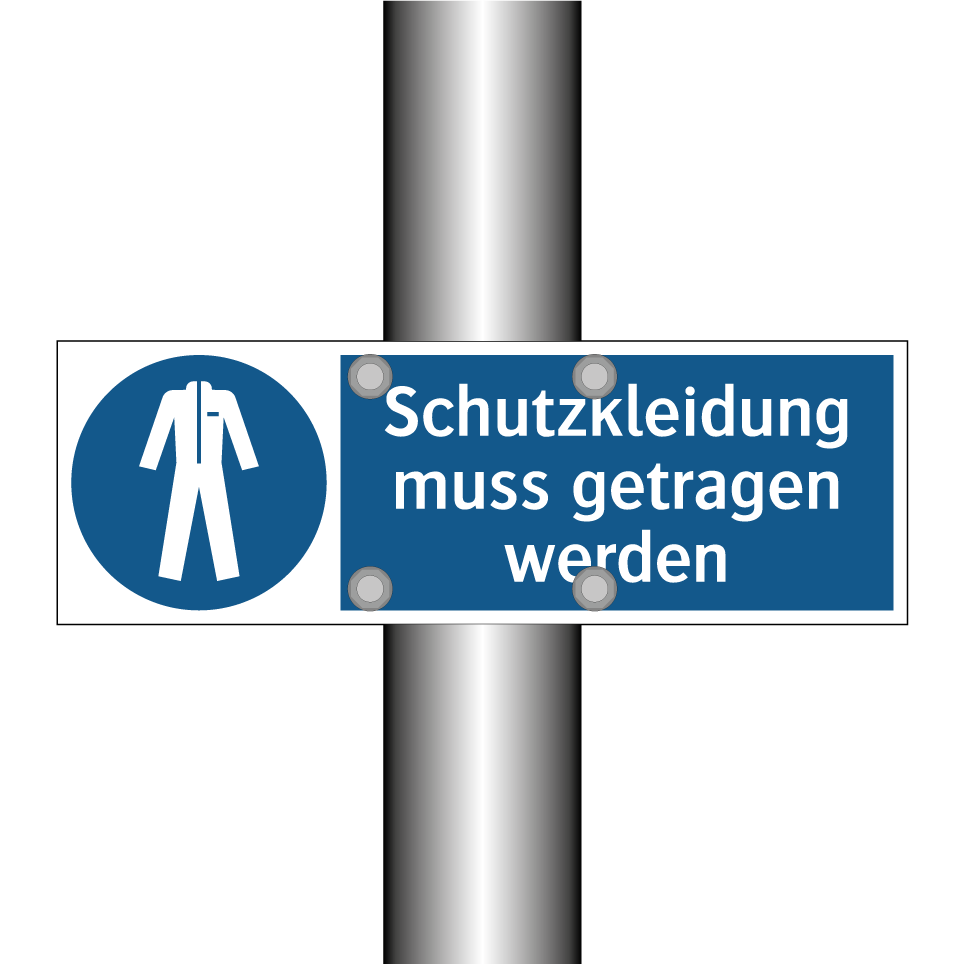 Schutzkleidung muss getragen werden