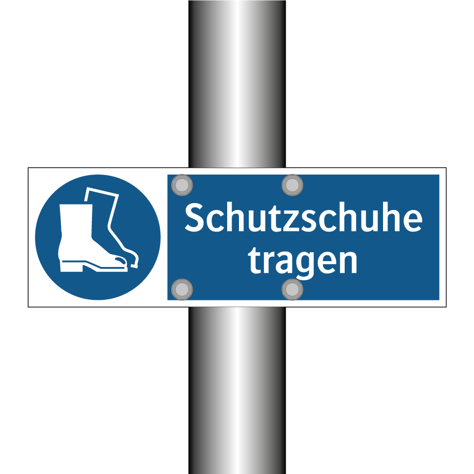 Schutzschuhe tragen