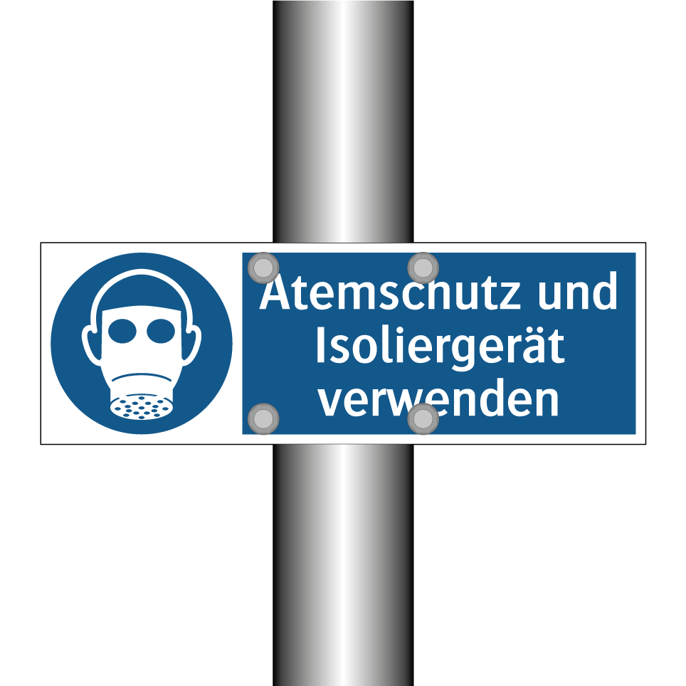 Atemschutz und Isoliergerät verwenden