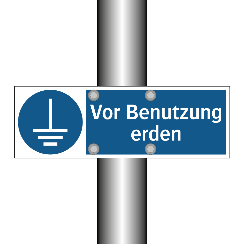 Vor Benutzung erden
