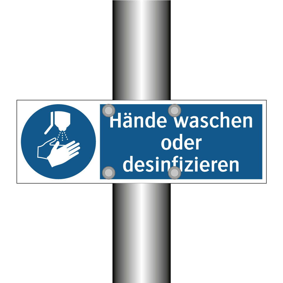 Hände waschen oder desinfizieren