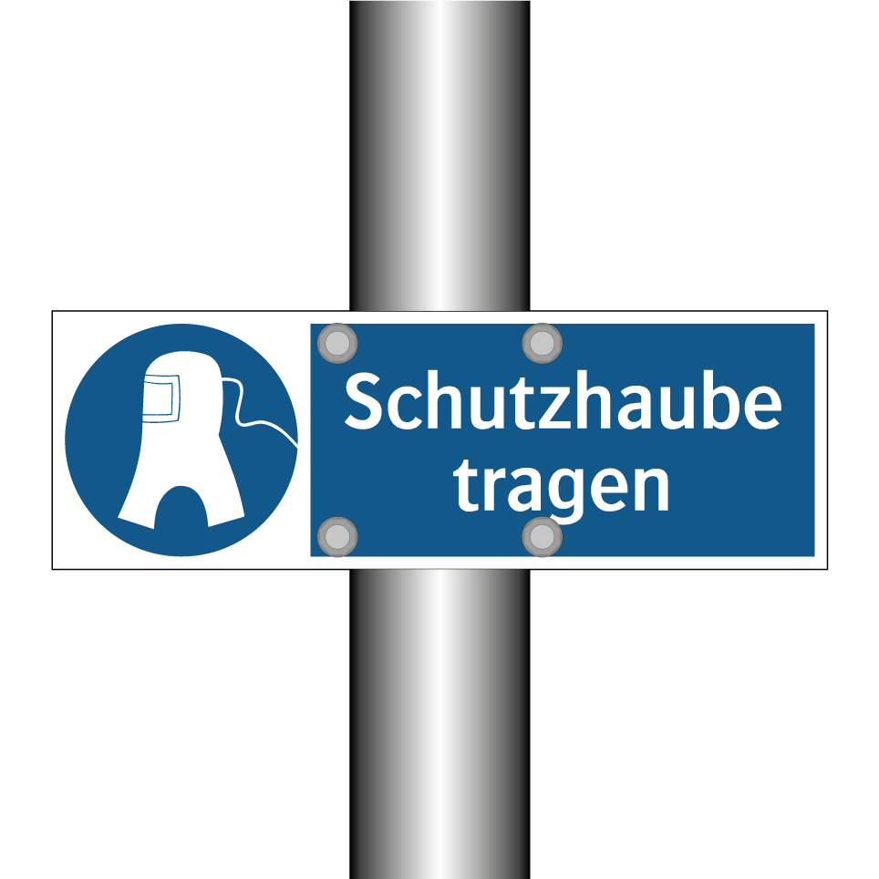 Schutzhaube tragen