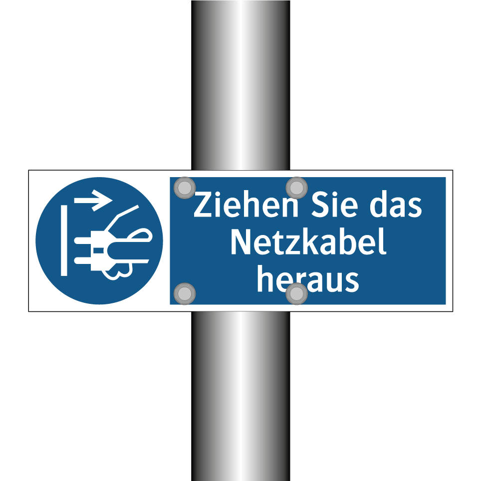 Ziehen Sie das Netzkabel heraus