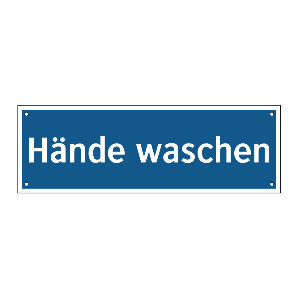 Hände waschen