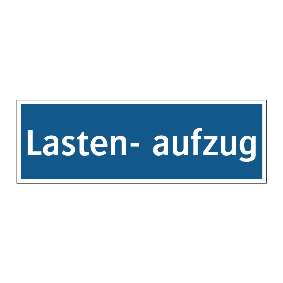 Lasten- aufzug