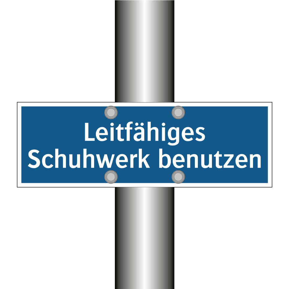 Leitfähiges Schuhwerk benutzen