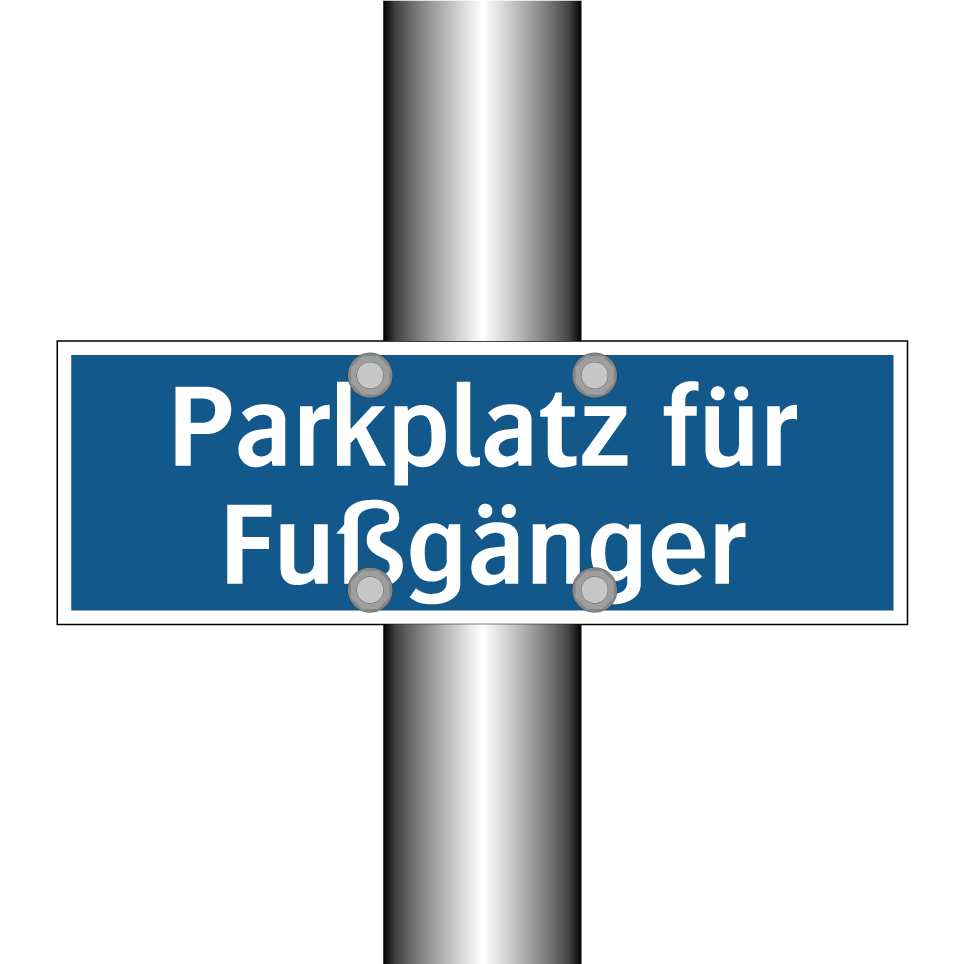 Parkplatz für Fußgänger