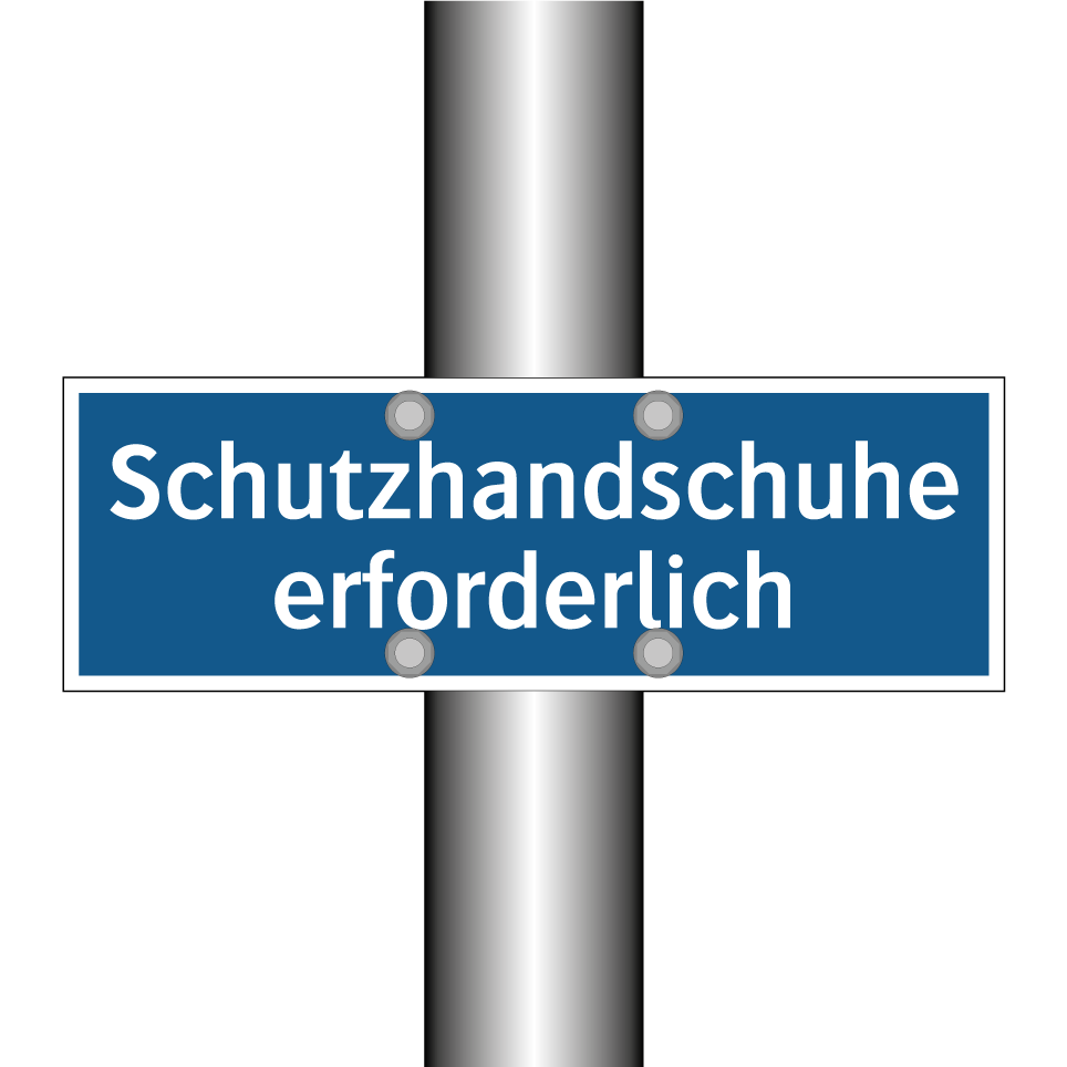 Schutzhandschuhe erforderlich