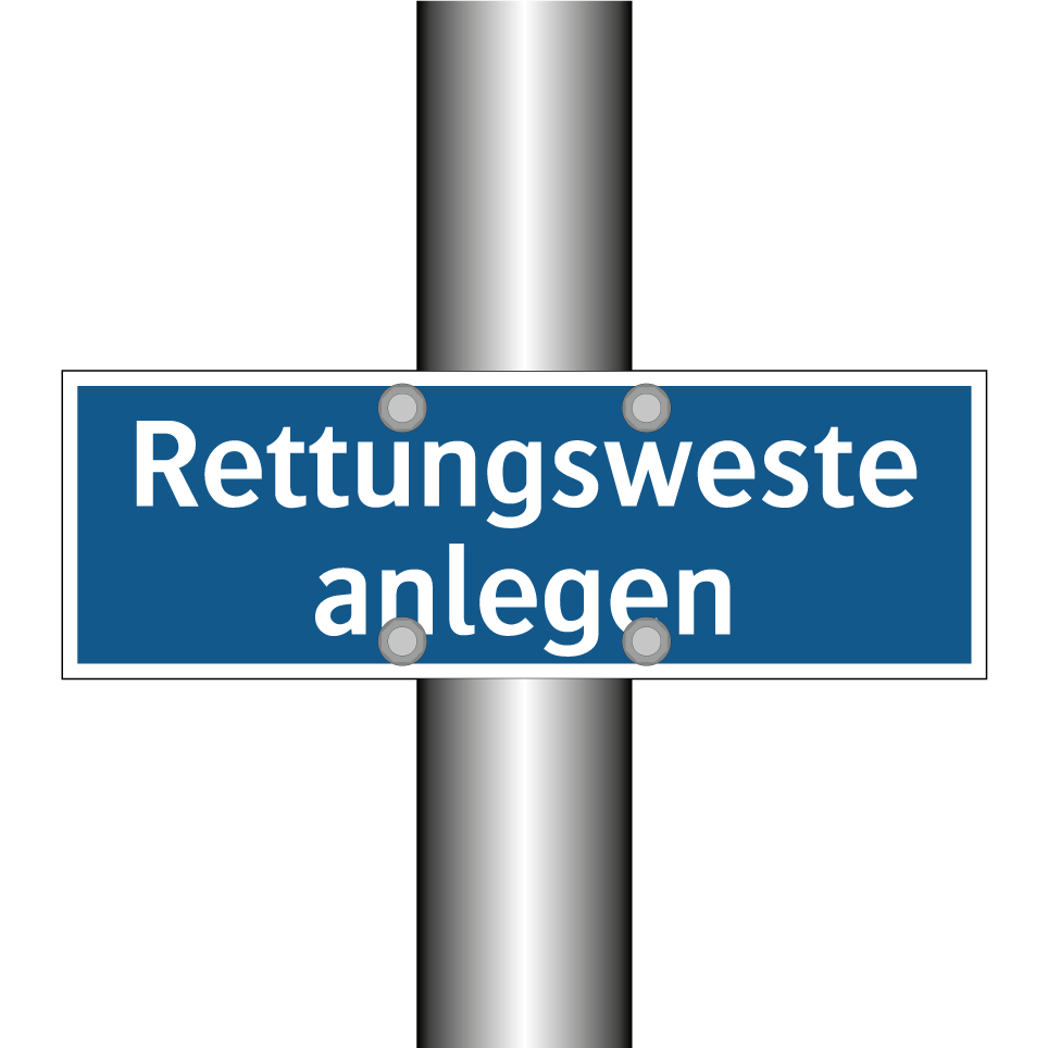 Rettungsweste anlegen