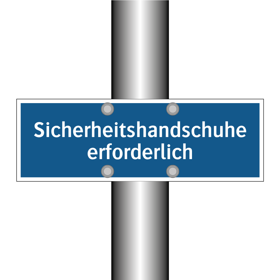 Sicherheitshandschuhe erforderlich