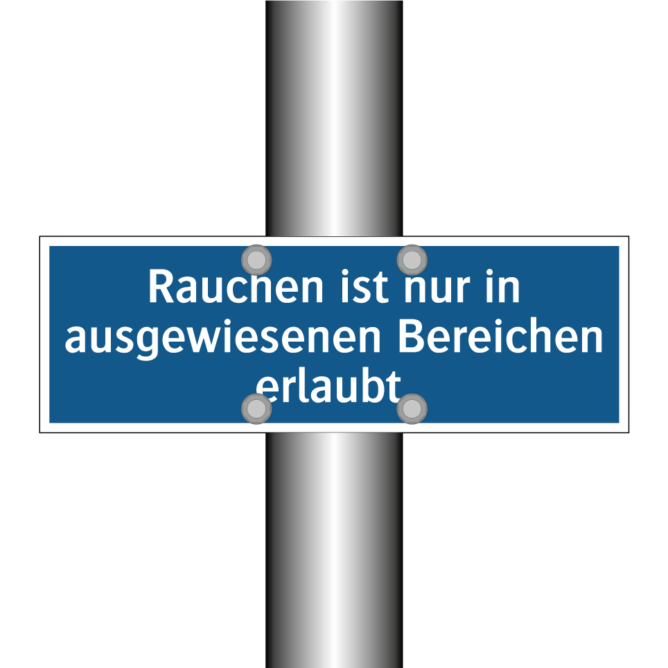 Rauchen ist nur in ausgewiesenen Bereichen erlaubt.