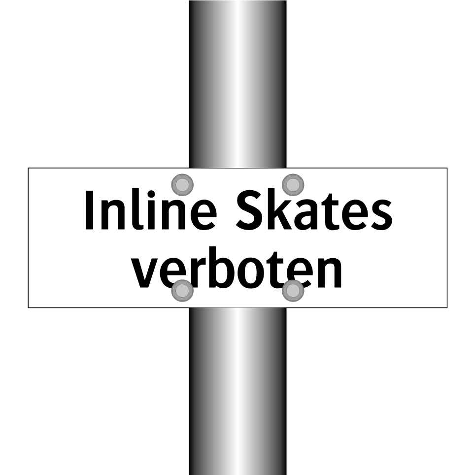 Inline Skates verboten