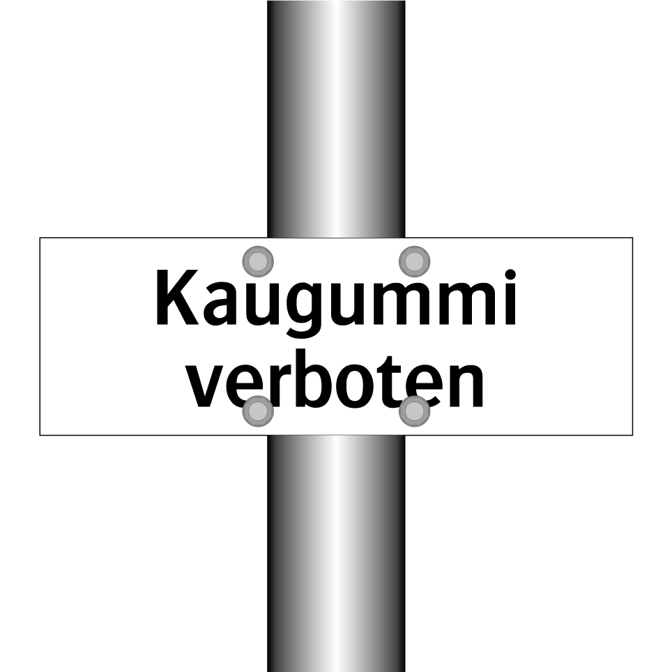 Kaugummi verboten