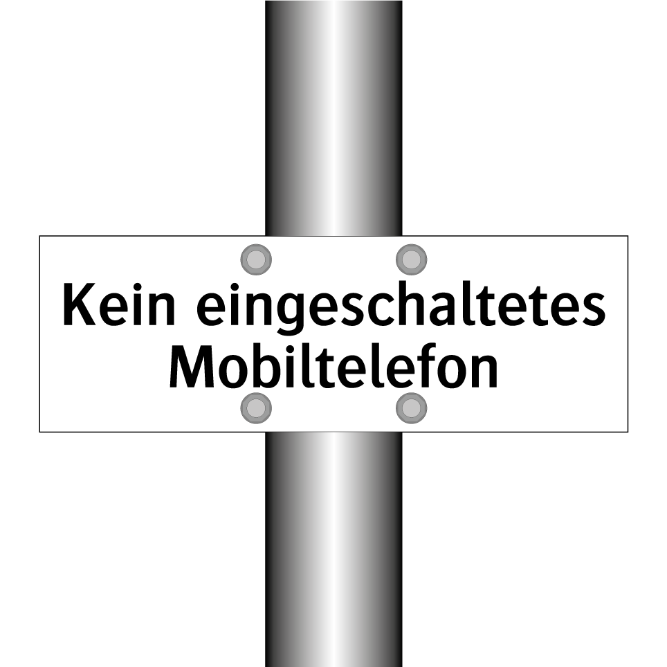 Kein eingeschaltetes Mobiltelefon