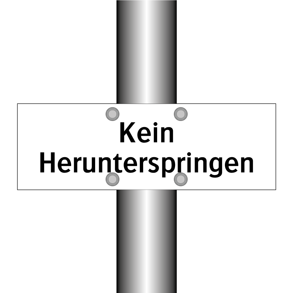 Kein Herunterspringen