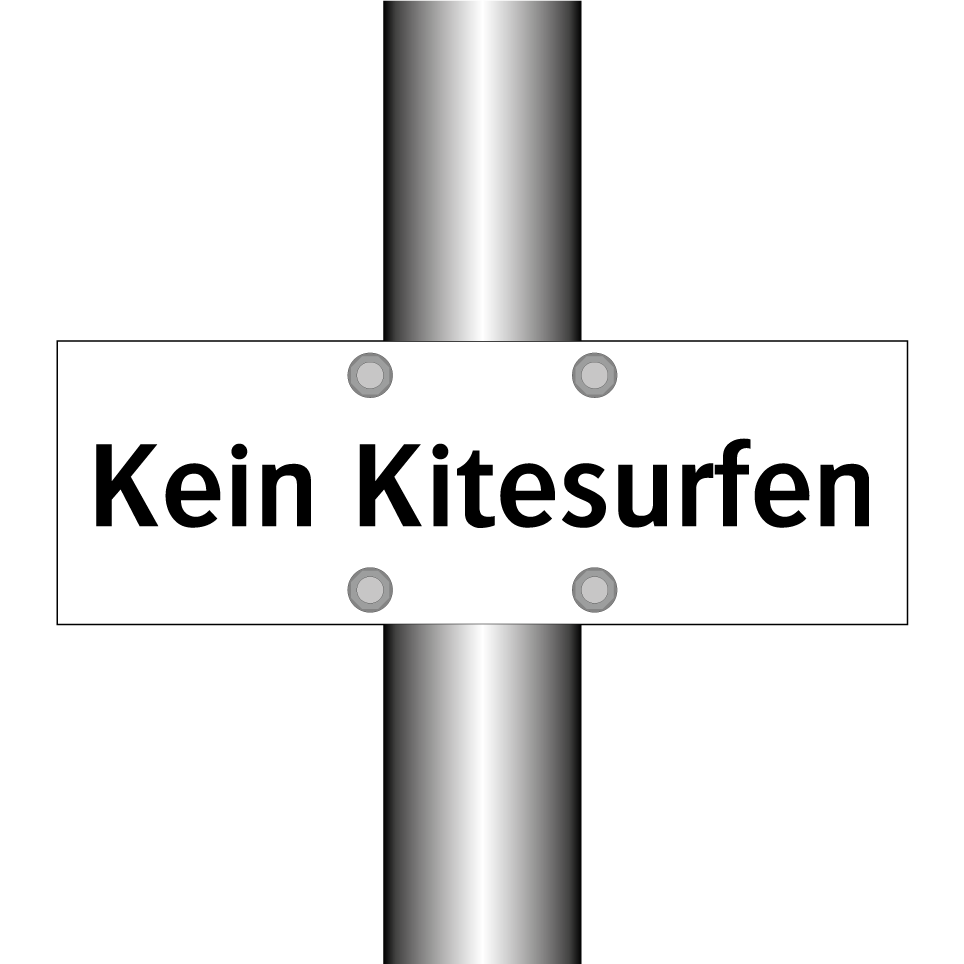 Kein Kitesurfen