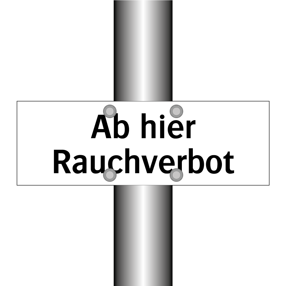 Ab hier Rauchverbot