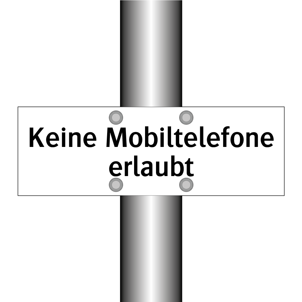 Keine Mobiltelefone erlaubt