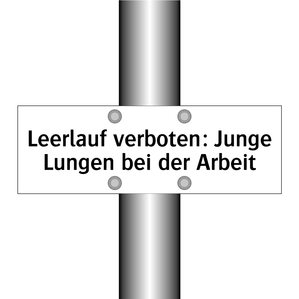 Leerlauf verboten: Junge Lungen bei der Arbeit
