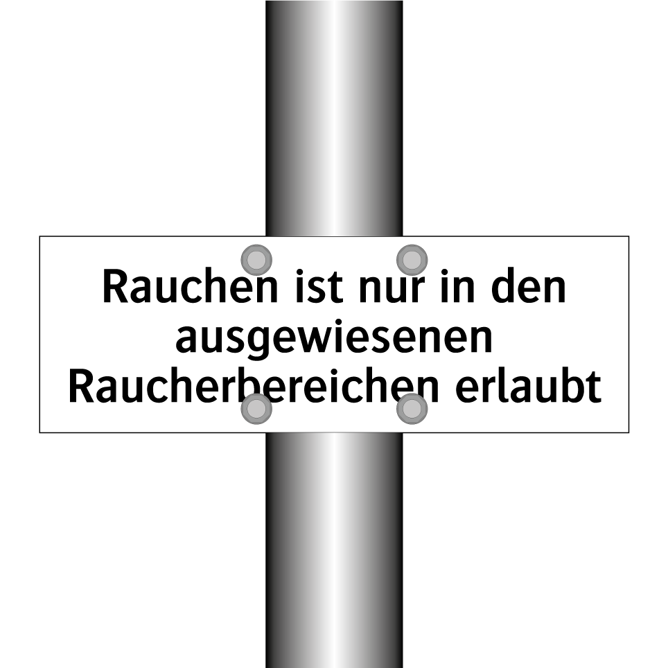 Rauchen ist nur in den ausgewiesenen Raucherbereichen erlaubt