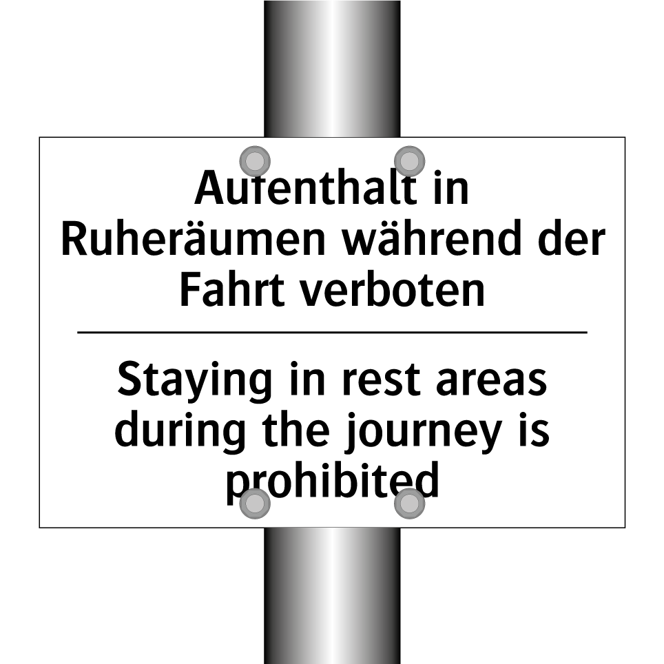 Aufenthalt in Ruheräumen während /.../ - Staying in rest areas during the /.../