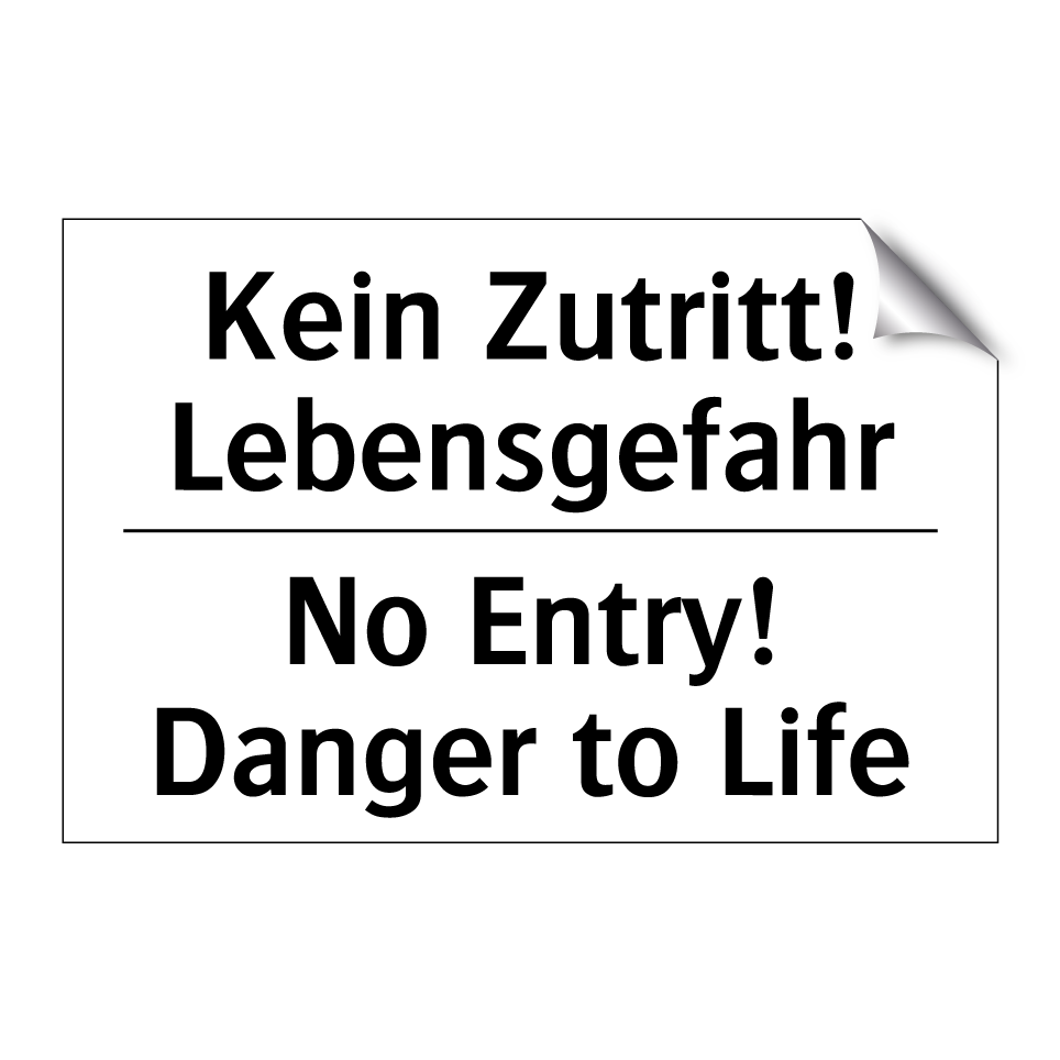 Kein Lagerfeuer - No campfire